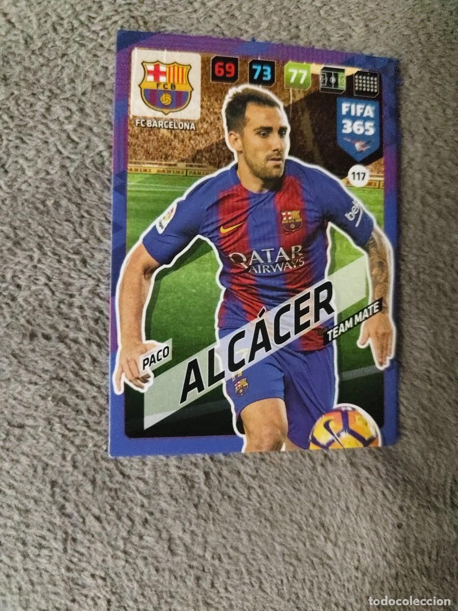 Fu&szlig;ball-Sticker: 365 ADRENALYN XL 2018 117 PACO ALC&Aacute;CER FC BARCELONA TEAM MATE FIFA PANINI 17 2017 18 AXL AAP
