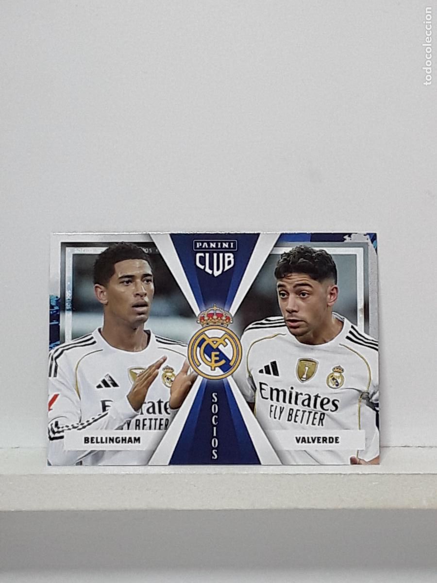 Fu&szlig;ball-Sticker: CLUB REAL MADRID OFICIAL 2025 2026 25 26 ALBUM PANINI LIGA N 47 SOCIOS BELLINGHAM VALVERDE