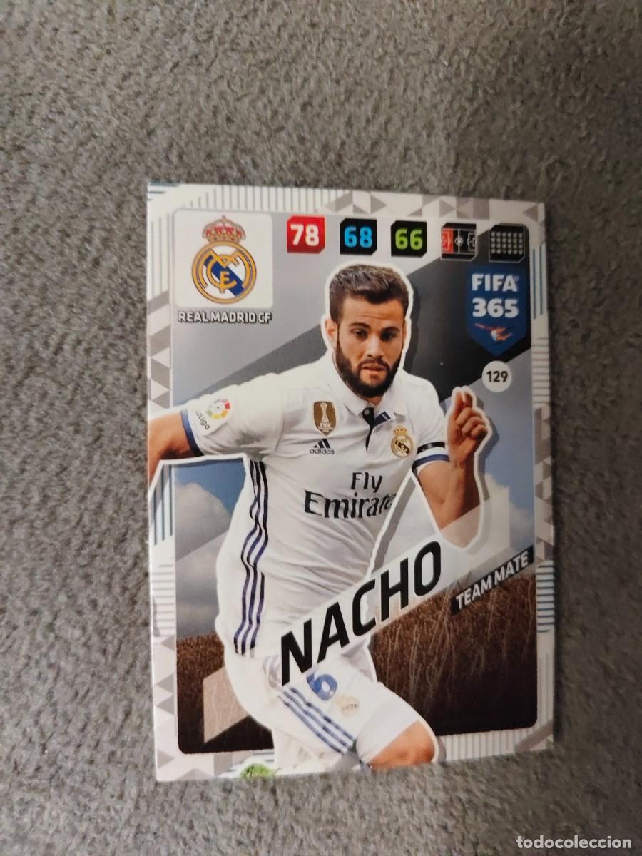 Fu&szlig;ball-Sticker: 365 ADRENALYN XL 2018 129 NACHO FERN&Aacute;NDEZ REAL MADRID CF TEAM MATE FIFA PANINI 17 2017 18 AXL AAP