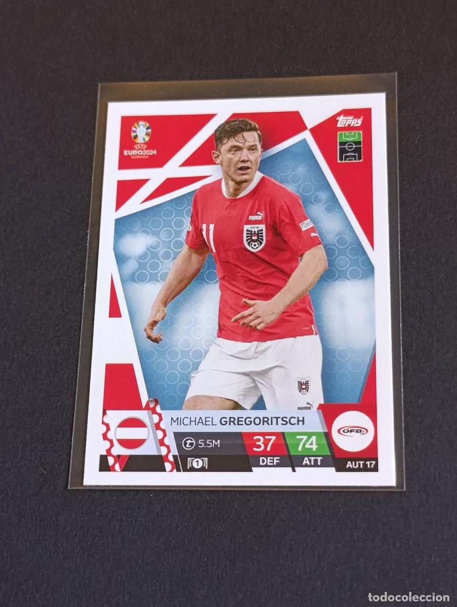 Cromos de f&uacute;tbol: GREGORITSCH #AUT 17 AUSTRIA - TOPPS EUROCOPA 2024 MATCH ATTAX - UEFA EURO GERMANY 24 AUT17