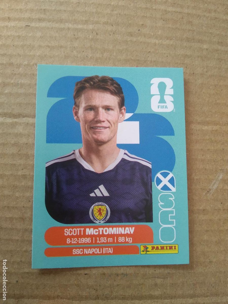 Cromos de f&uacute;tbol: SCO 11 SCOTT MCTOMINAY ESCOCIA CROMO FUTBOL PANINI MUNDIAL 2026 WORLD CUP COPA DEL MUNDO