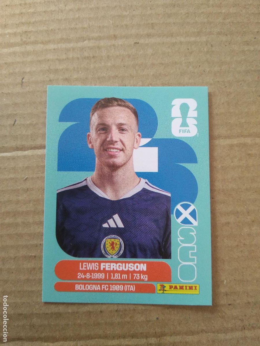 Football Stickers: SCO 14 LEWIS FERGUSON ESCOCIA CROMO FUTBOL PANINI MUNDIAL 2026 WORLD CUP COPA DEL MUNDO