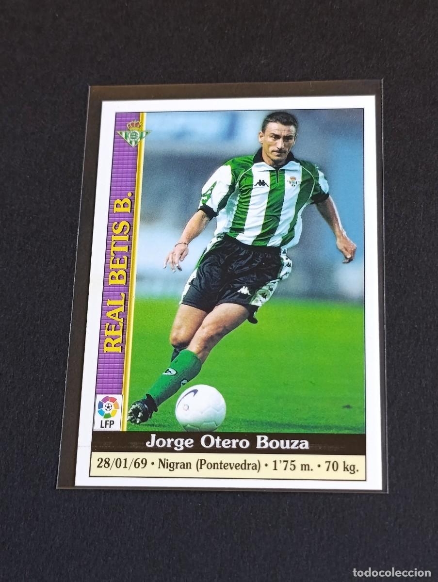 Football Stickers: OTERO #185 REAL BETIS - MUNDICROMO LAS FICHAS DE LA LIGA 1999 2000 - MC 99 00 CROMO FUTBOL