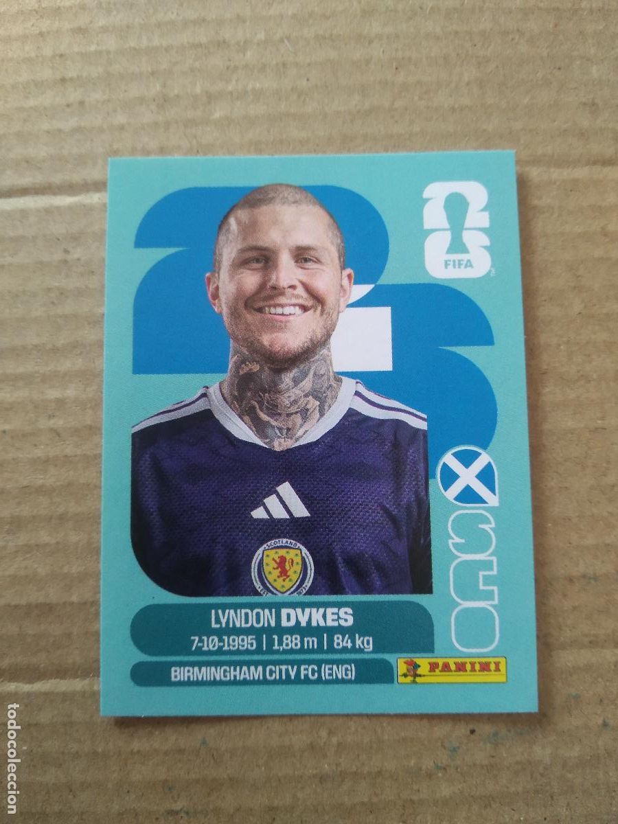 Cromos de f&uacute;tbol: SCO 18 LYNDON DYKES ESCOCIA CROMO FUTBOL PANINI MUNDIAL 2026 WORLD CUP COPA DEL MUNDO