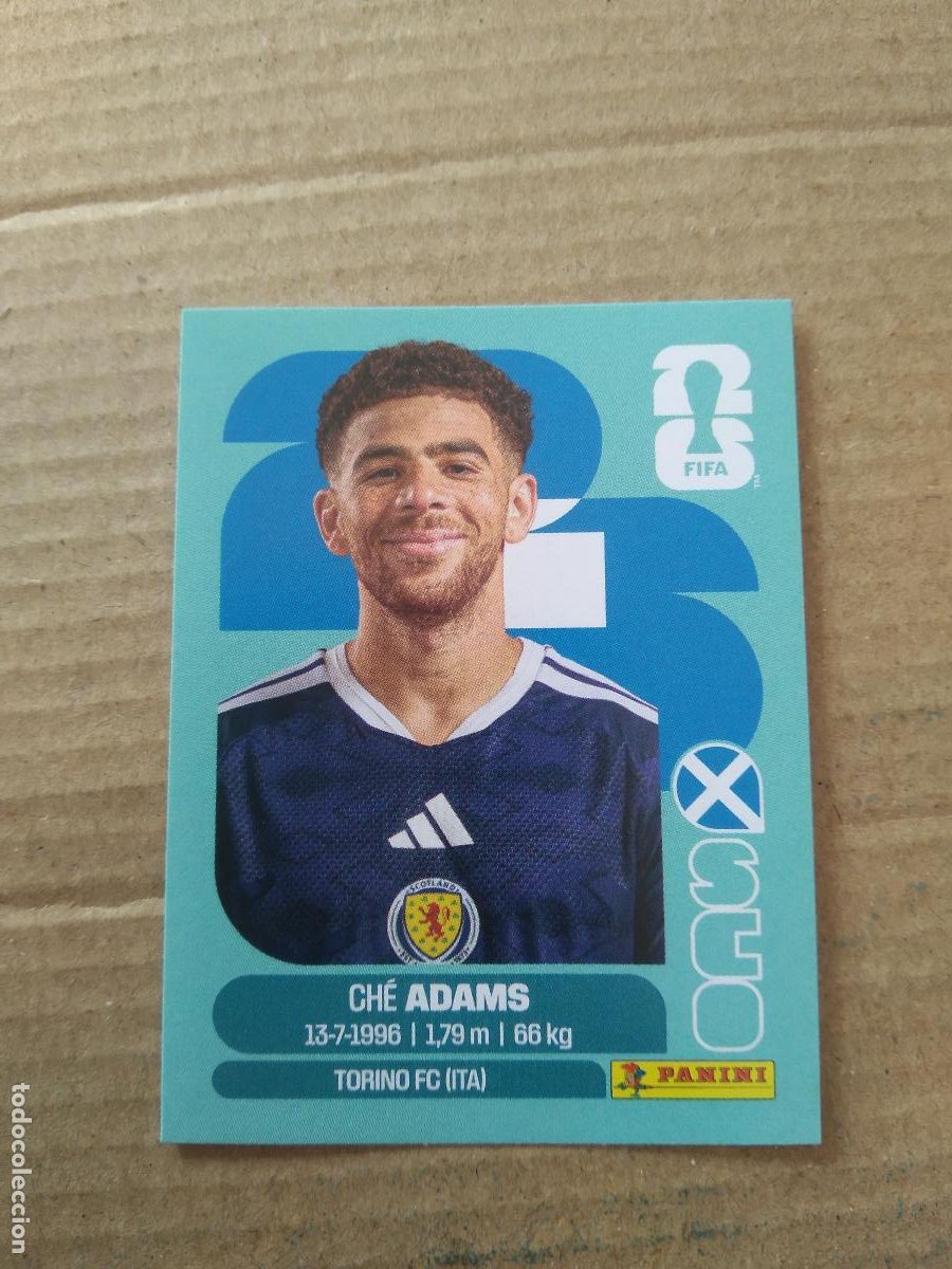 Cromos de f&uacute;tbol: SCO 19 CHE ADAMS ESCOCIA CROMO FUTBOL PANINI MUNDIAL 2026 WORLD CUP COPA DEL MUNDO
