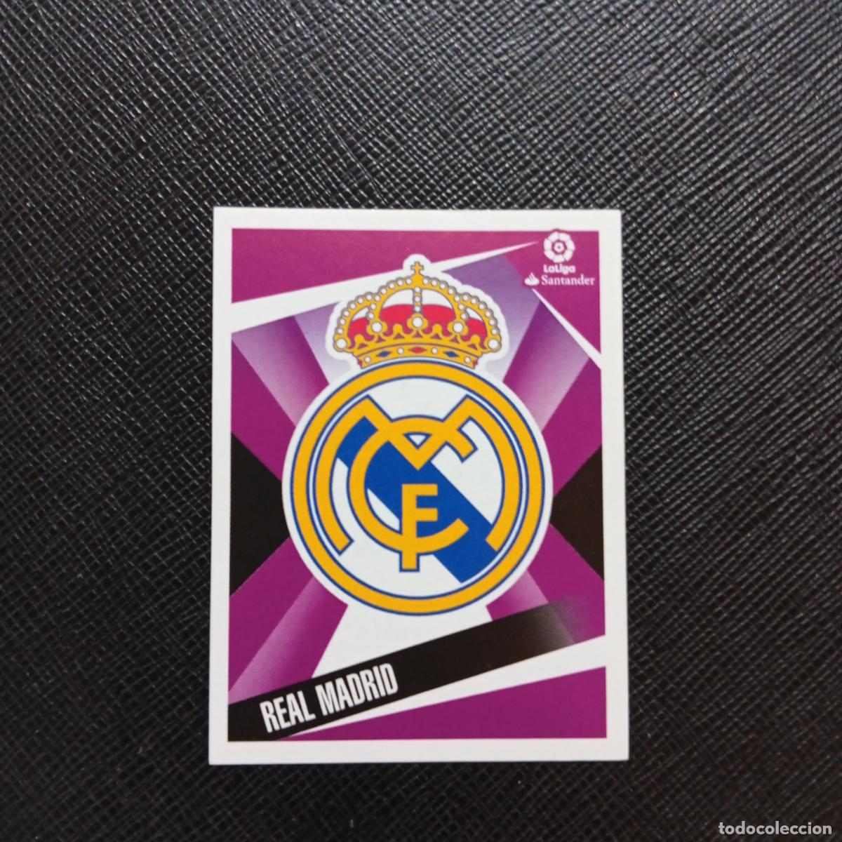 Cromos de f&uacute;tbol: 75 ESCUDO REAL MADRID PANINI 2017 2018 CROMO FUTBOL 17 18 - SIN PEGAR - A75 PG66