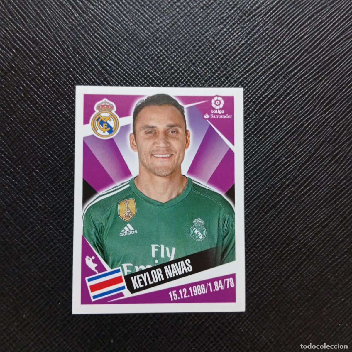 Cromos de f&uacute;tbol: 76 KEYLOR NAVAS REAL MADRID PANINI 2017 2018 CROMO FUTBOL 17 18 - SIN PEGAR - A75 PG66