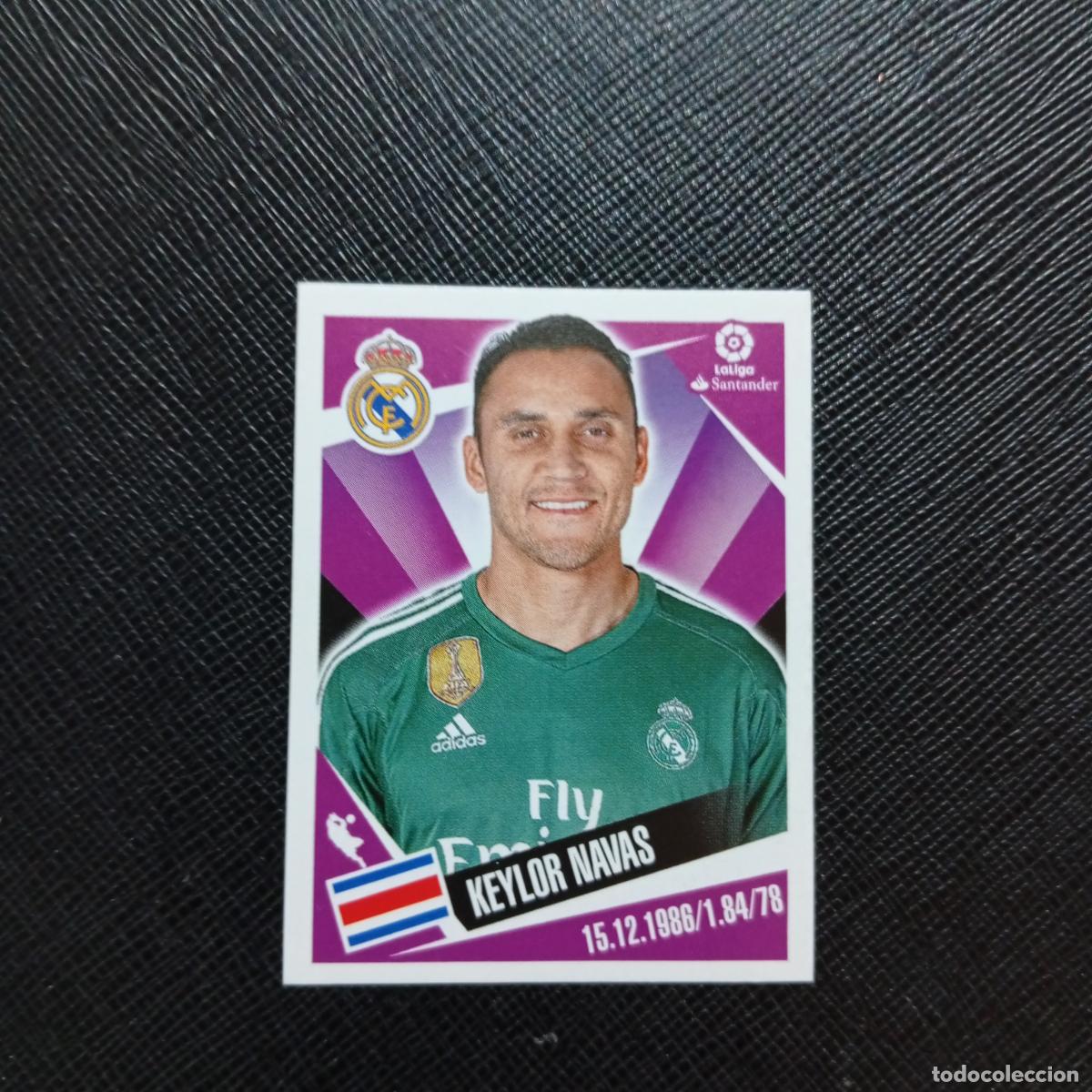 Cromos de f&uacute;tbol: 76 KEYLOR NAVAS REAL MADRID PANINI 2017 2018 CROMO FUTBOL 17 18 - SIN PEGAR - A75 PG66 B