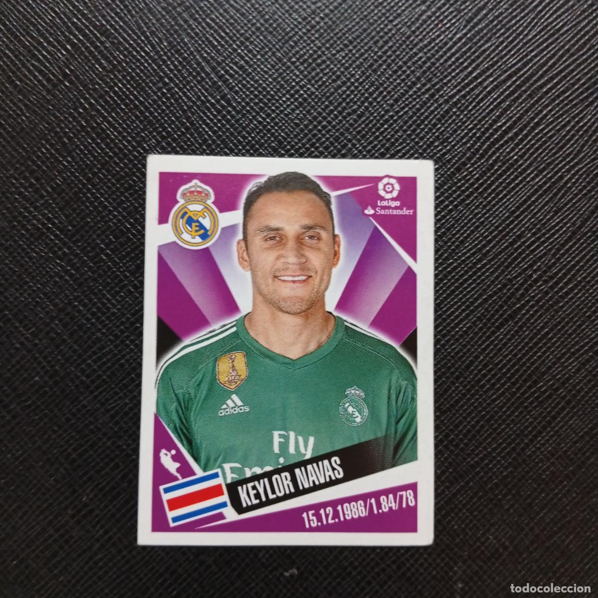 Cromos de f&uacute;tbol: 76 KEYLOR NAVAS REAL MADRID PANINI 2017 2018 CROMO FUTBOL 17 18 - SIN PEGAR - A75 PG75
