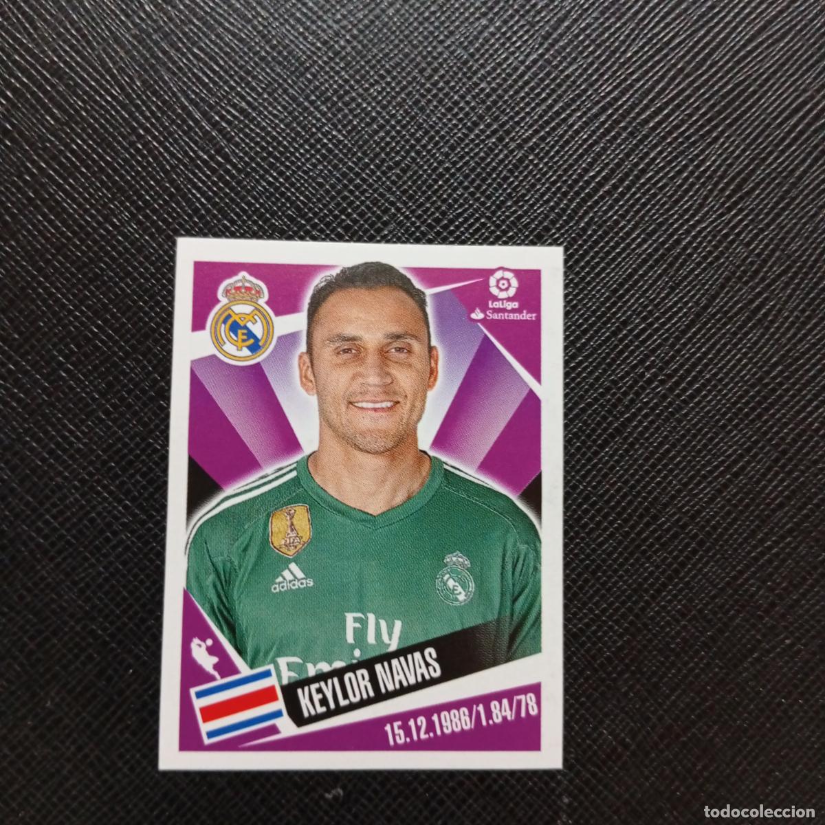Cromos de f&uacute;tbol: 76 KEYLOR NAVAS REAL MADRID PANINI 2017 2018 CROMO FUTBOL 17 18 - SIN PEGAR - A75 PG75