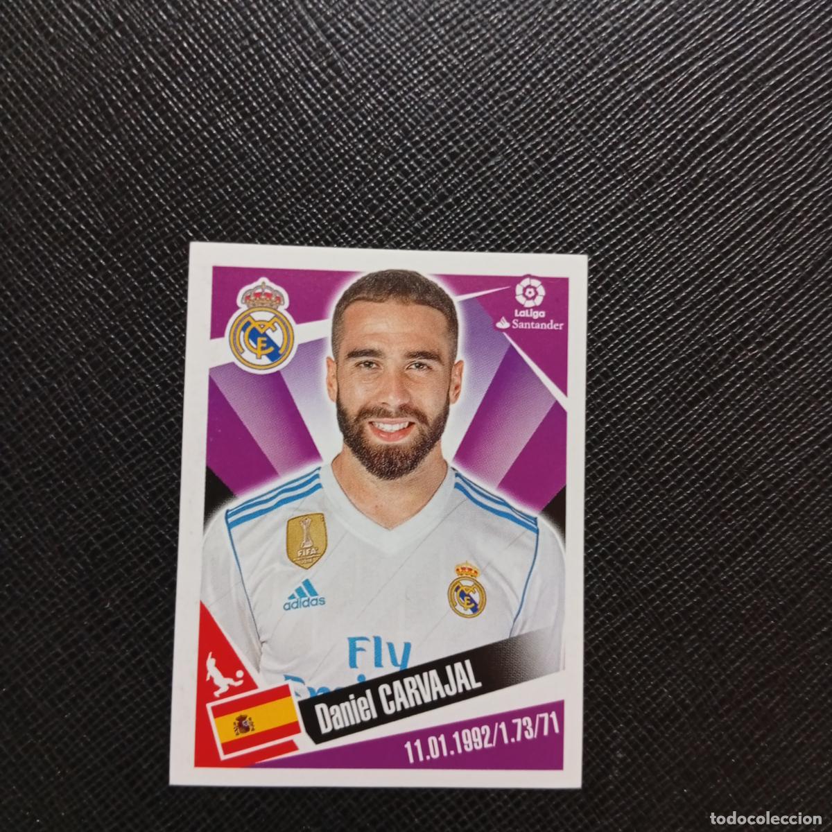 Cromos de f&uacute;tbol: 77 CARVAJAL REAL MADRID PANINI 2017 2018 CROMO FUTBOL 17 18 - SIN PEGAR - A75 PG75 B