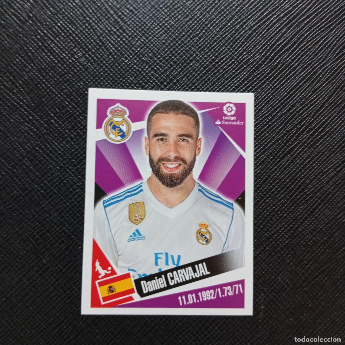 Cromos de f&uacute;tbol: 77 CARVAJAL REAL MADRID PANINI 2017 2018 CROMO FUTBOL 17 18 - SIN PEGAR - A75 PG84
