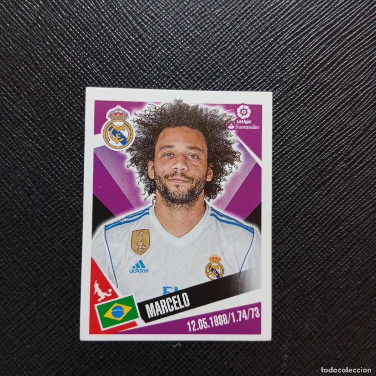 Football Stickers: 80 MARCELO REAL MADRID PANINI 2017 2018 CROMO FUTBOL 17 18 - SIN PEGAR - A75 PG75