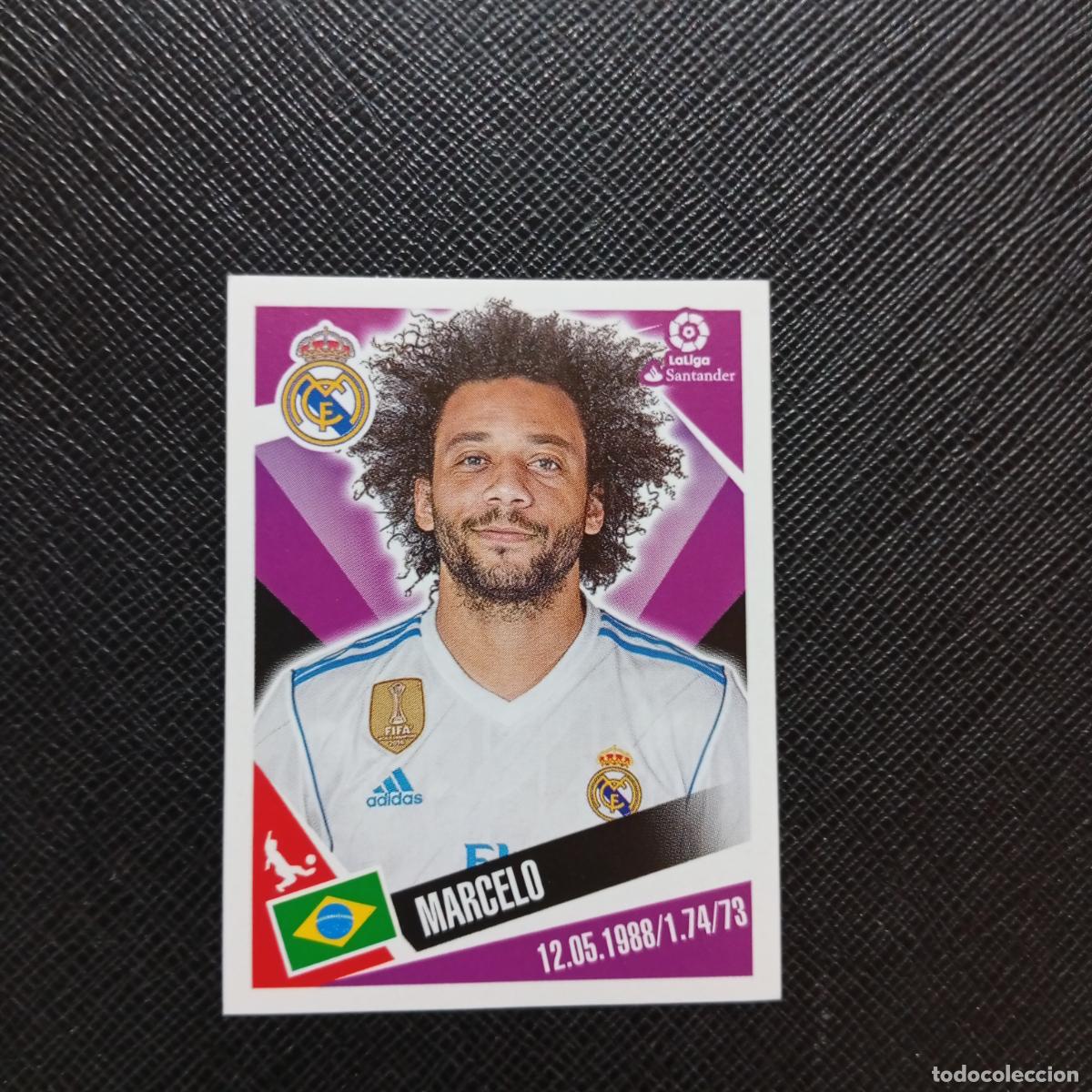 Cartes &agrave; collectionner de Football: 80 MARCELO REAL MADRID PANINI 2017 2018 CROMO FUTBOL 17 18 - SIN PEGAR - A75 PG75
