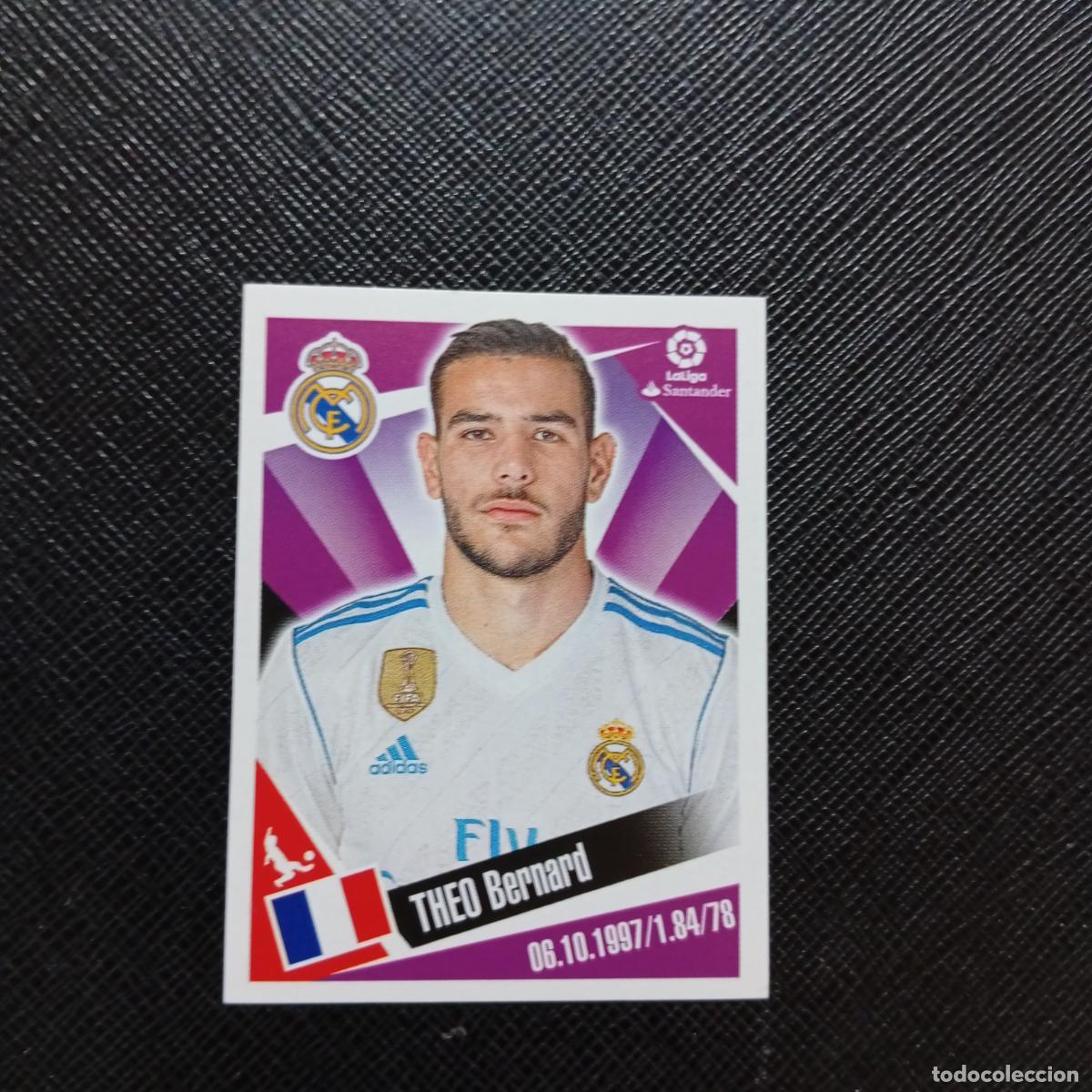 Cartes &agrave; collectionner de Football: 81 THEO REAL MADRID PANINI 2017 2018 CROMO FUTBOL 17 18 - SIN PEGAR - A75 PG75