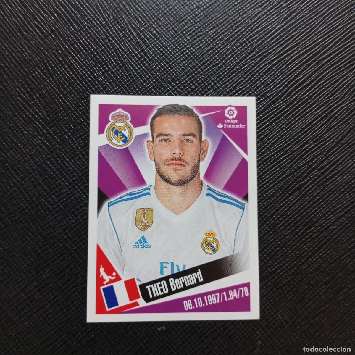 Cartes &agrave; collectionner de Football: 81 THEO REAL MADRID PANINI 2017 2018 CROMO FUTBOL 17 18 - SIN PEGAR - A75 PG84