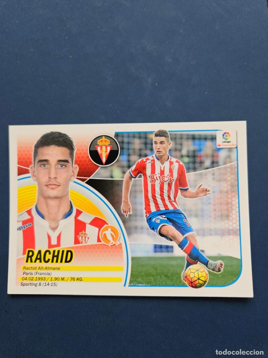 Cromos de Futebol: N&ordm; 12A RACHID SPORTING GIJON LOGO NUEVO LIGA ESTE 16 17 2016 2017 SIN PEGAR NUNCA PEGADO