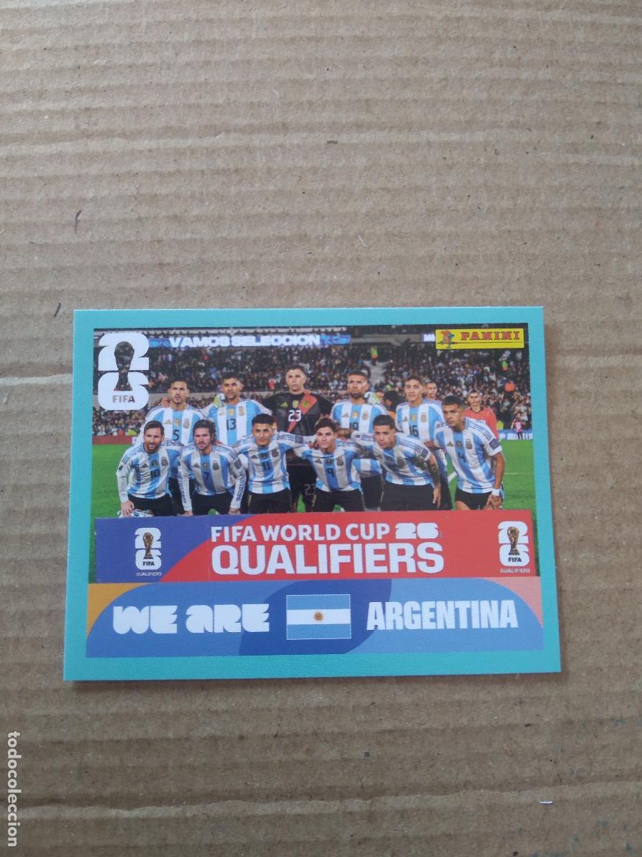 Cromos de f&uacute;tbol: ARG 13 MESSI EQUIPO PLANTILLA ARGENTINA CROMO FUTBOL PANINI MUNDIAL 2026 WORLD CUP COPA DEL MUNDO