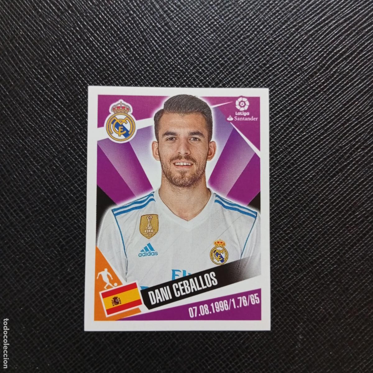 Cromos de f&uacute;tbol: 85 DANI CEBALLOS REAL MADRID PANINI 2017 2018 CROMO FUTBOL 17 18 - SIN PEGAR - A75 PG93