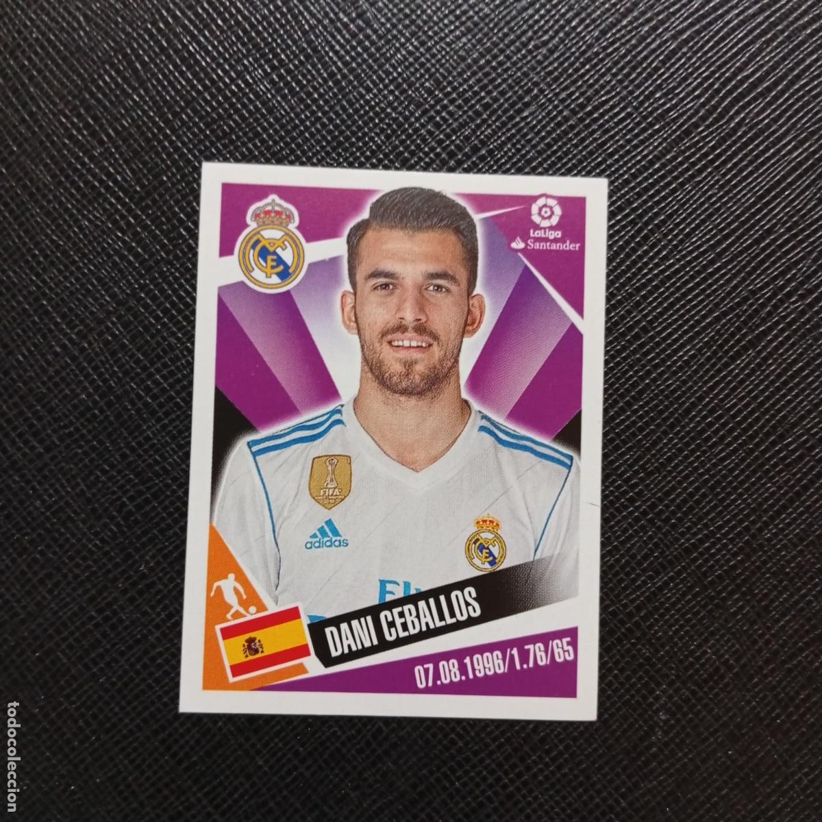 Cromos de f&uacute;tbol: 85 DANI CEBALLOS REAL MADRID PANINI 2017 2018 CROMO FUTBOL 17 18 - SIN PEGAR - A75 PG93