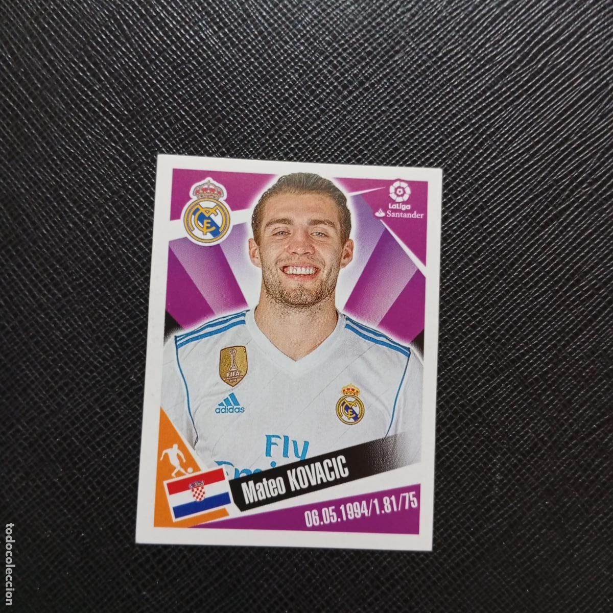 Cromos de f&uacute;tbol: 86 KOVACIC REAL MADRID PANINI 2017 2018 CROMO FUTBOL 17 18 - SIN PEGAR - A75 PG102