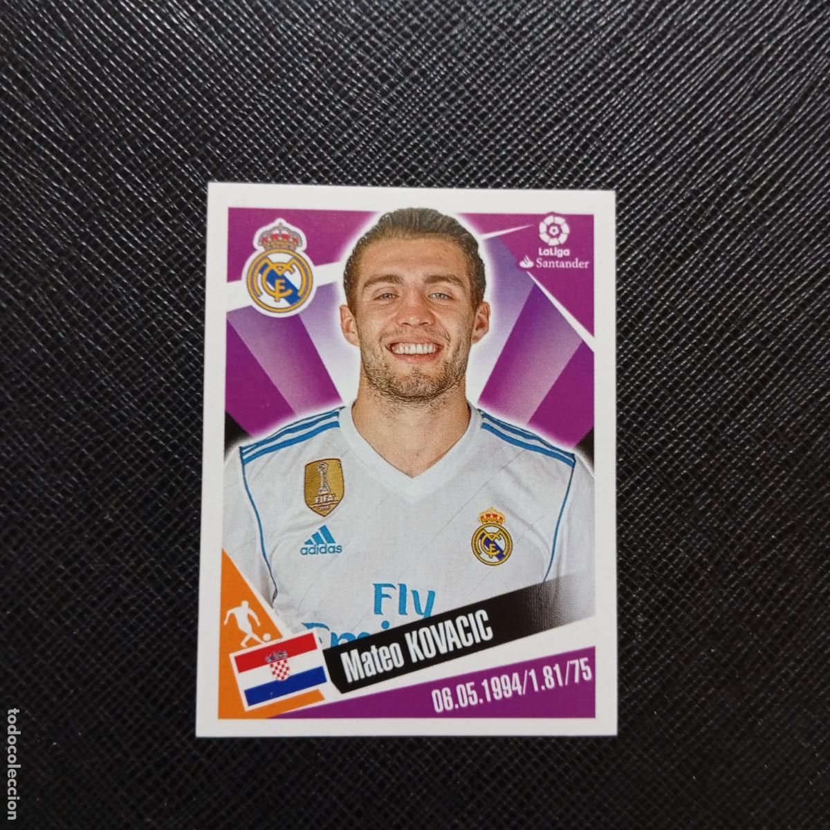 Cromos de f&uacute;tbol: 86 KOVACIC REAL MADRID PANINI 2017 2018 CROMO FUTBOL 17 18 - SIN PEGAR - A75 PG102 B