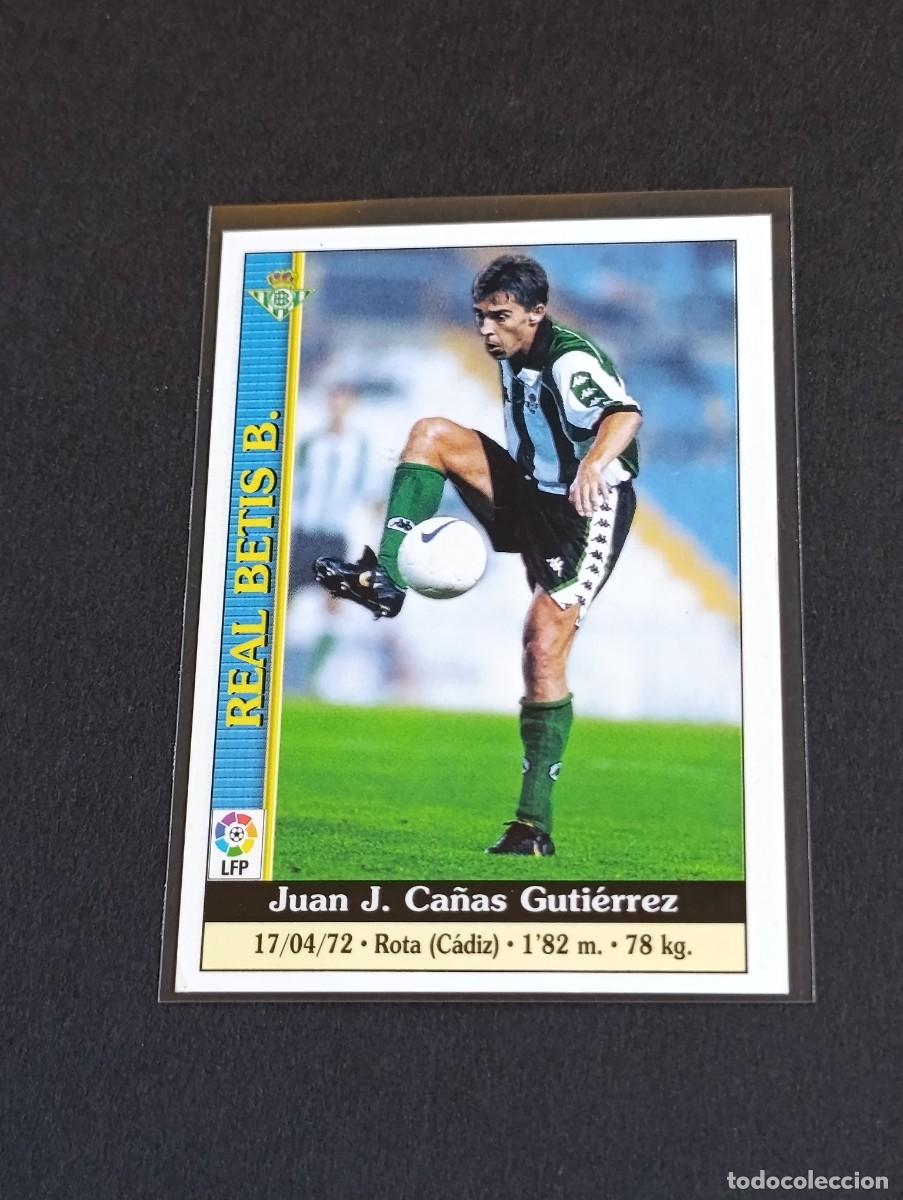 Cromos de f&uacute;tbol: CA&Ntilde;AS #187 REAL BETIS - MUNDICROMO LAS FICHAS DE LA LIGA 1999 2000 - MC 99 00 CROMO FUTBOL