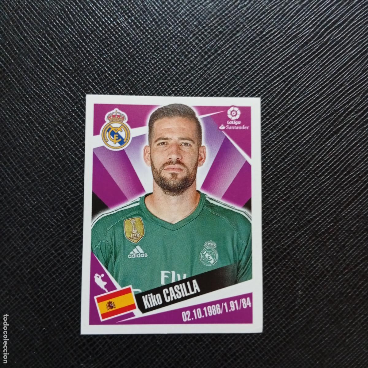 Cromos de f&uacute;tbol: 93 KIKO CASILLA REAL MADRID PANINI 2017 2018 CROMO FUTBOL 17 18 - SIN PEGAR - A75 PG111