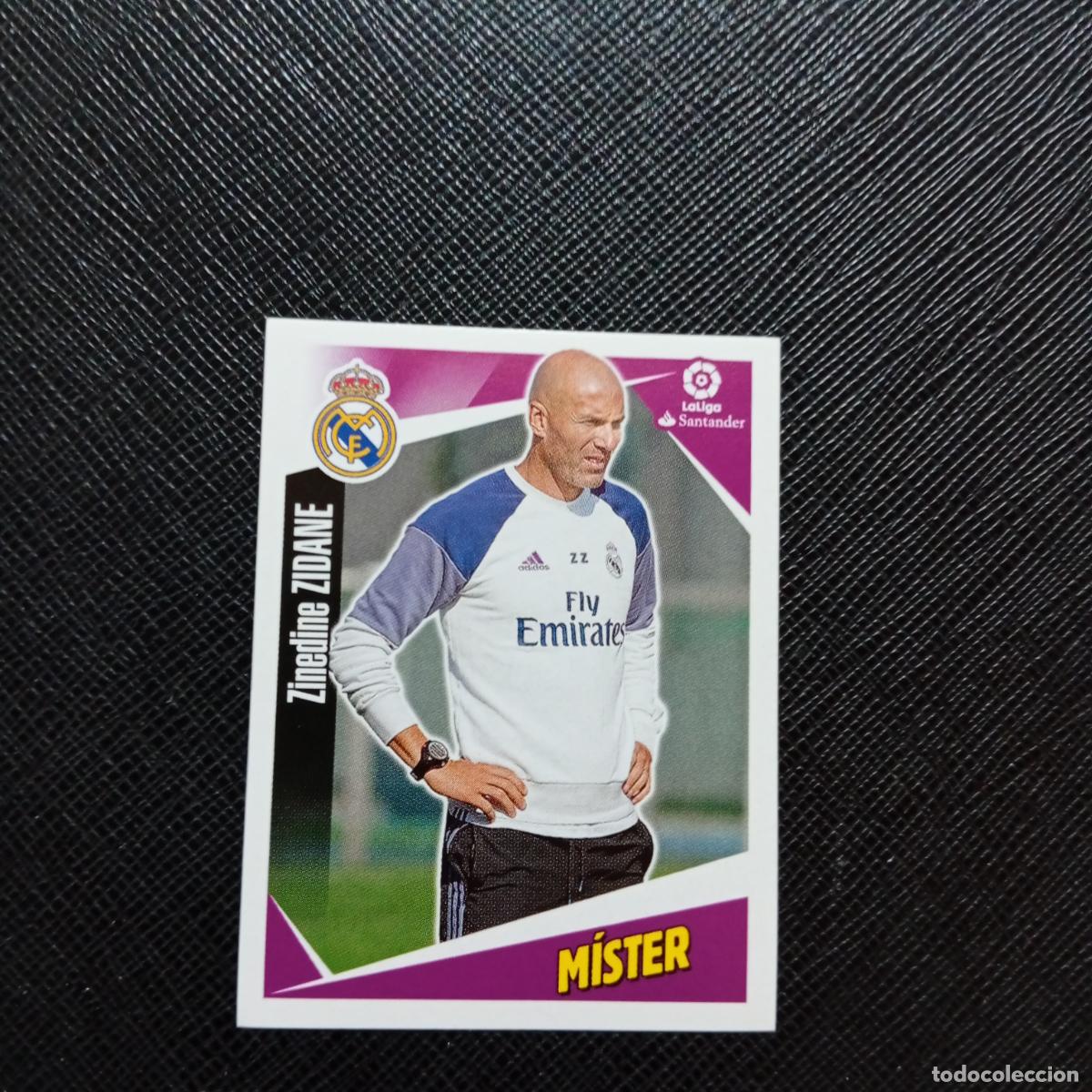 Cromos de f&uacute;tbol: 97 ZIDANE REAL MADRID PANINI 2017 2018 CROMO FUTBOL 17 18 - SIN PEGAR - A75 PG102