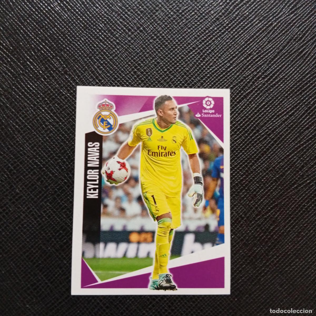 Cromos de f&uacute;tbol: 98 KEYLOR NAVAS REAL MADRID PANINI 2017 2018 CROMO FUTBOL 17 18 - SIN PEGAR - A75 PG102