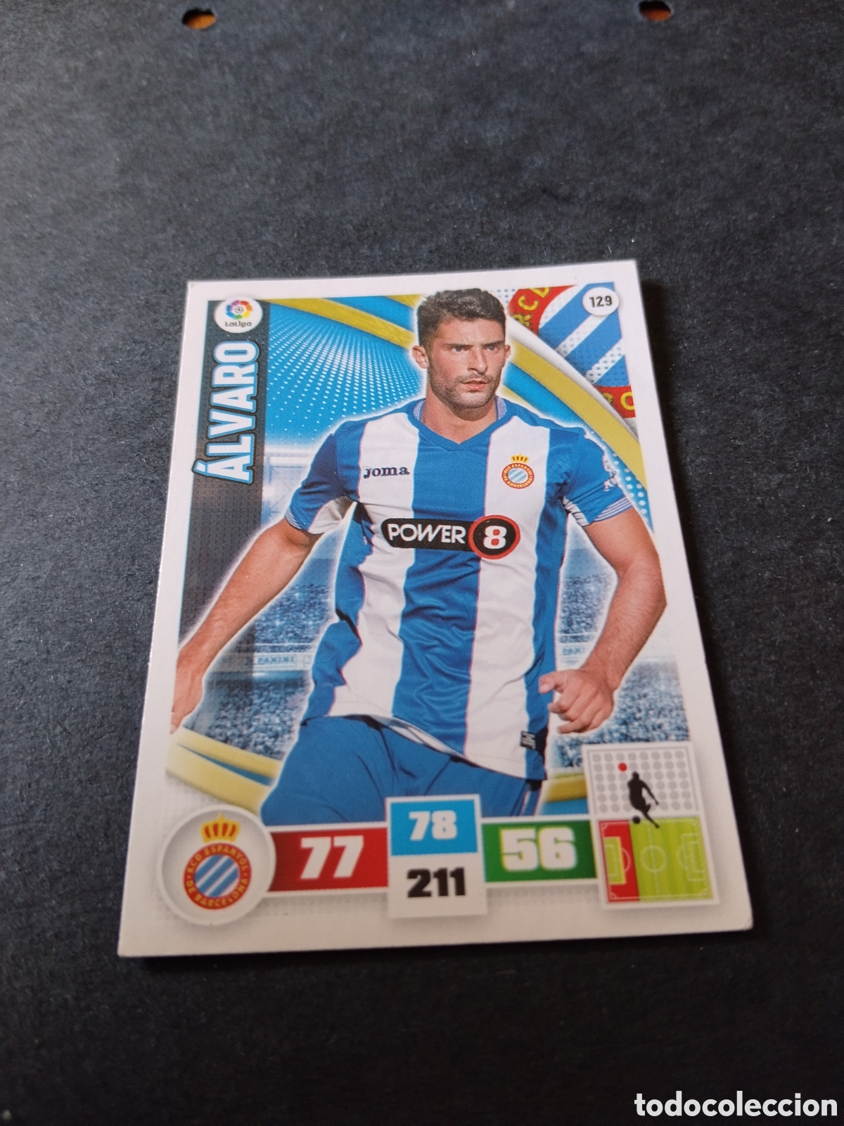 Cromos de f&uacute;tbol: Cromo F&uacute;tbol Adrenalyn 2015-2016 , &Aacute;lvaro