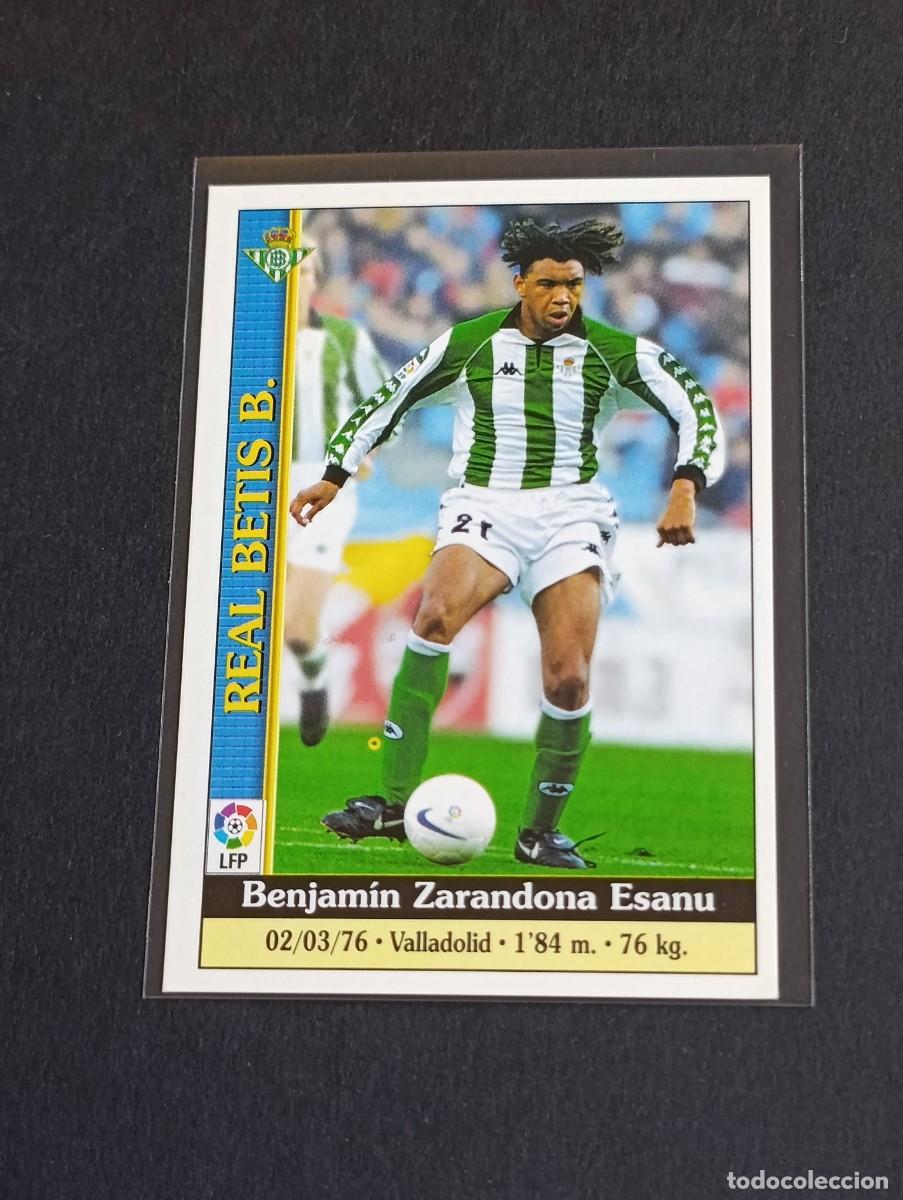 Cromos de f&uacute;tbol: BENJAM&Iacute;N #191 REAL BETIS - MUNDICROMO LAS FICHAS DE LA LIGA 1999 2000 - MC 99 00 CROMO FUTBOL