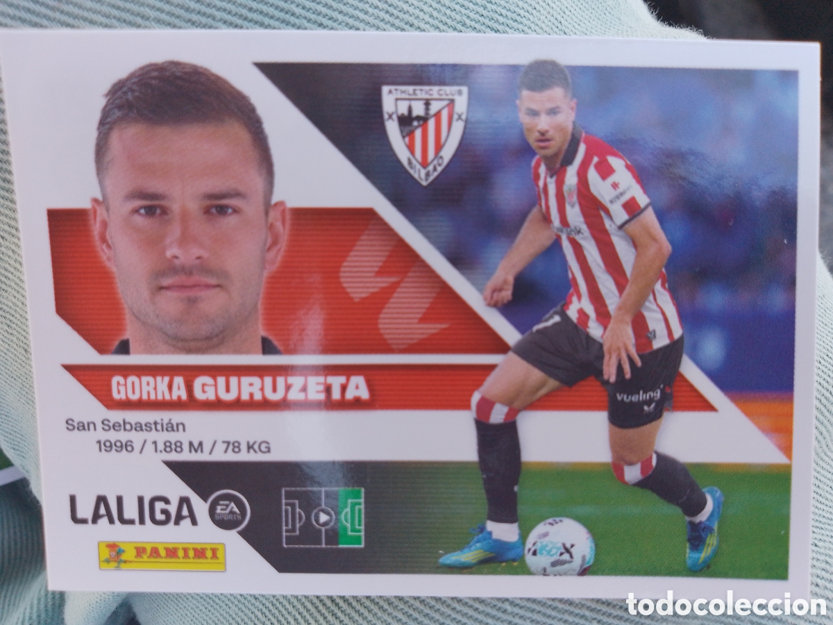 Cromos de Futebol: GORKA GURUZETA. ATHLETIC CLUB BILBAO. N 20 . LALIGA 26-27 LA LIGA . PANINI ESTE