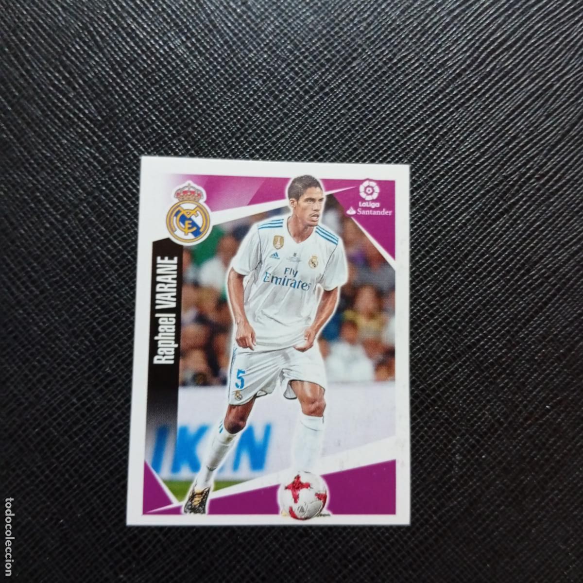Fu&szlig;ball-Sticker: 100 VARANE REAL MADRID PANINI 2017 2018 CROMO FUTBOL 17 18 - SIN PEGAR - A75 PG120