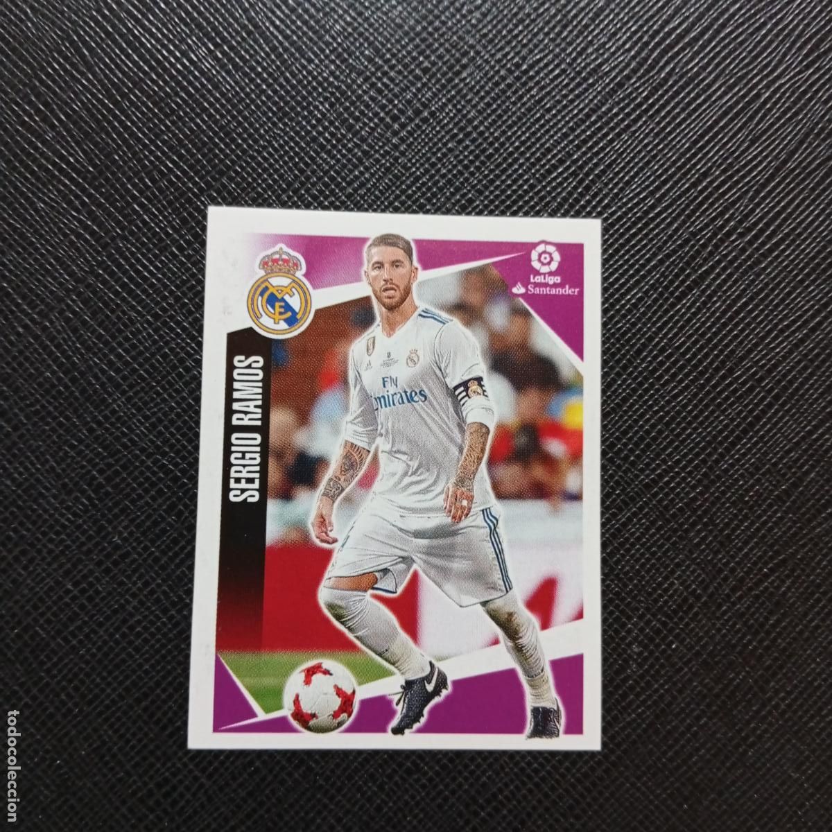 Cromos de f&uacute;tbol: 101 SERGIO RAMOS REAL MADRID PANINI 2017 2018 CROMO FUTBOL 17 18 - SIN PEGAR - A75 PG120