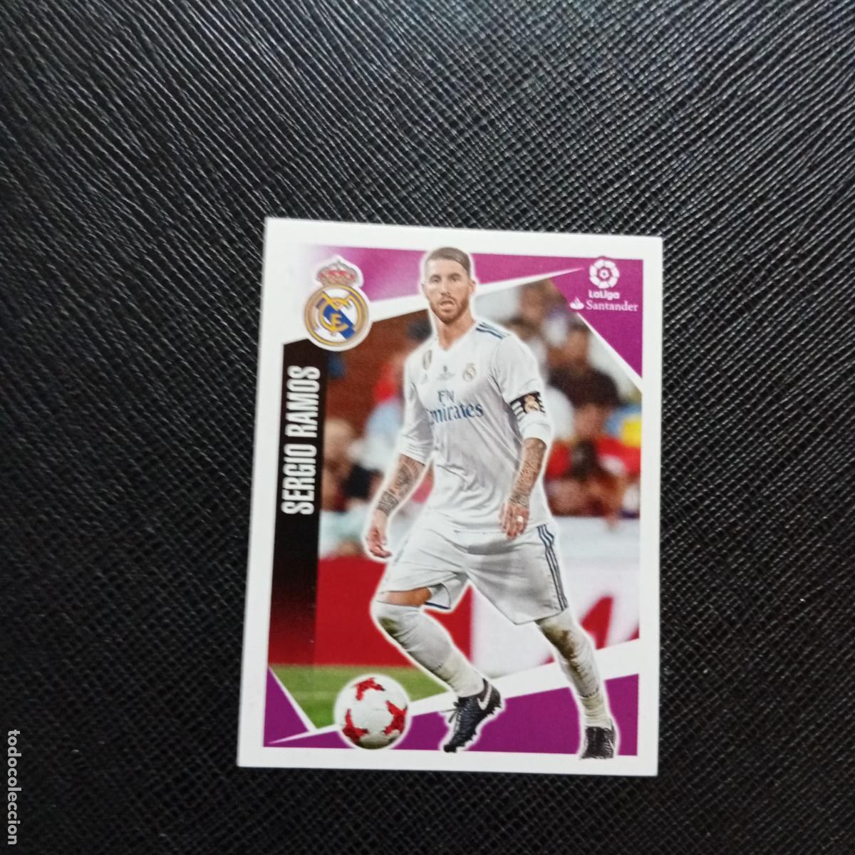 Cromos de f&uacute;tbol: 101 SERGIO RAMOS REAL MADRID PANINI 2017 2018 CROMO FUTBOL 17 18 - SIN PEGAR - A75 PG120