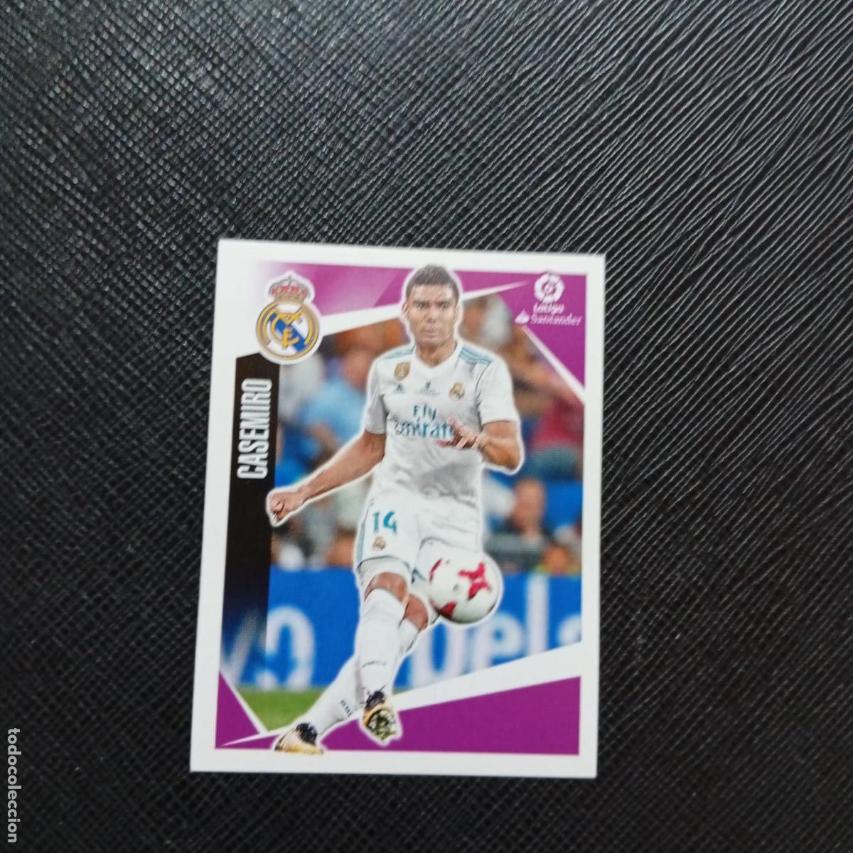 Cromos de f&uacute;tbol: 104 CASEMIRO REAL MADRID PANINI 2017 2018 CROMO FUTBOL 17 18 - SIN PEGAR - A75 PG129