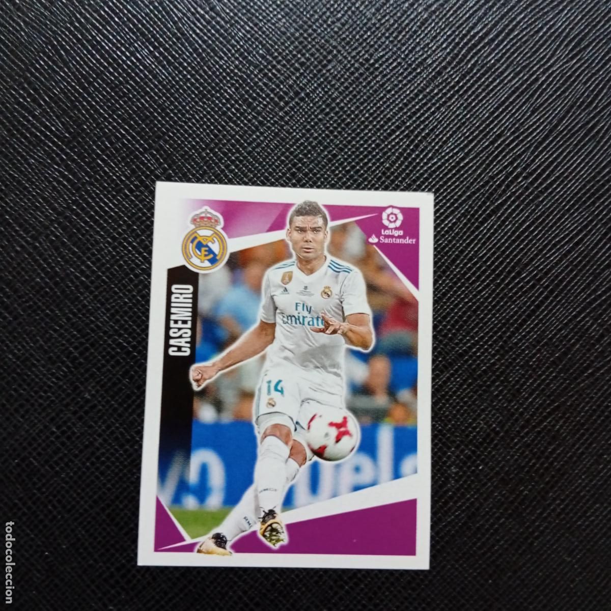 Cromos de f&uacute;tbol: 104 CASEMIRO REAL MADRID PANINI 2017 2018 CROMO FUTBOL 17 18 - SIN PEGAR - A75 PG138