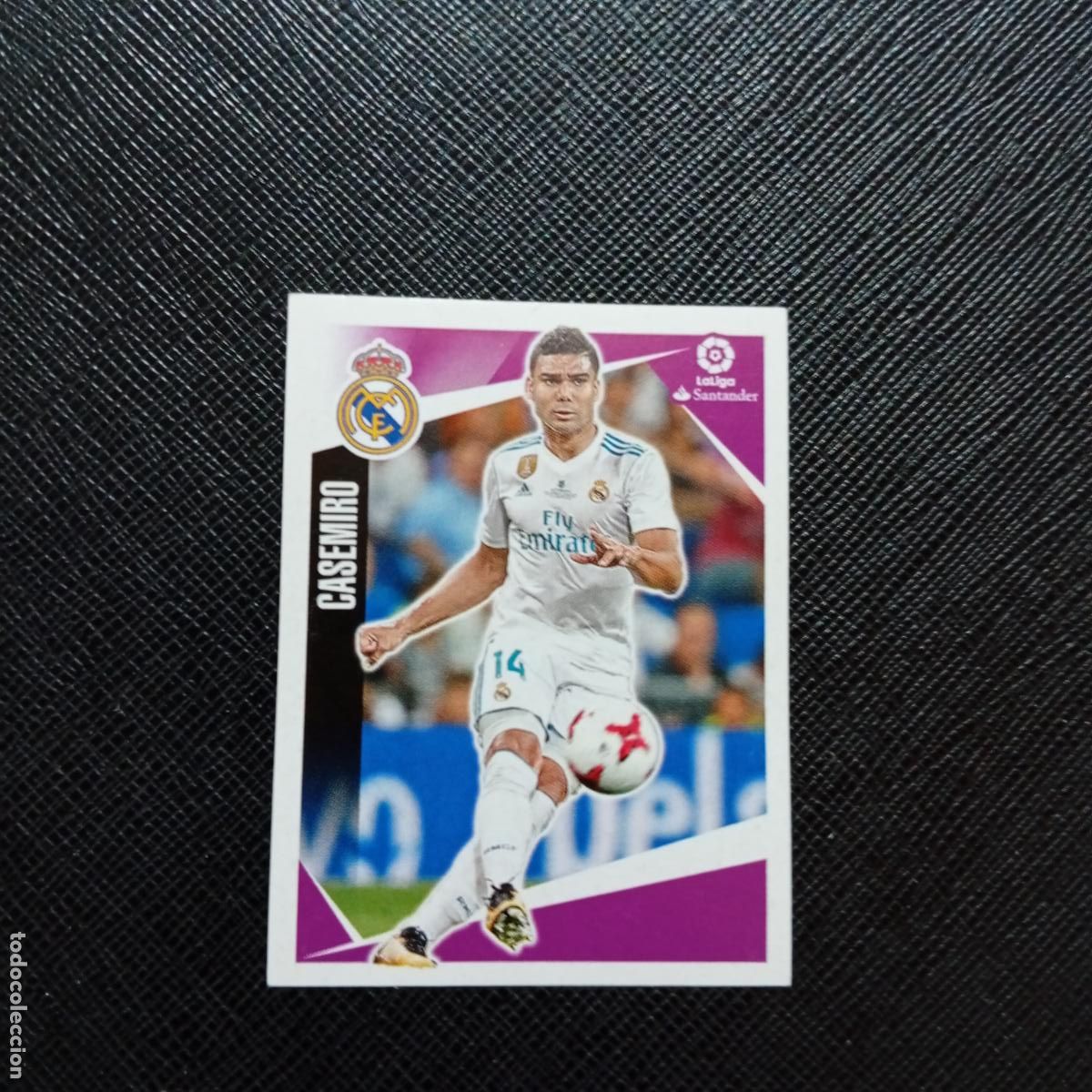 Cromos de f&uacute;tbol: 104 CASEMIRO REAL MADRID PANINI 2017 2018 CROMO FUTBOL 17 18 - SIN PEGAR - A75 PG138