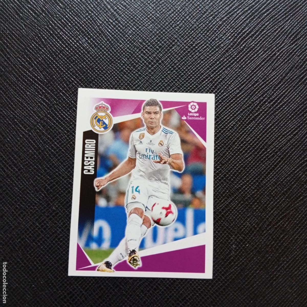 Cromos de f&uacute;tbol: 104 CASEMIRO REAL MADRID PANINI 2017 2018 CROMO FUTBOL 17 18 - SIN PEGAR - A75 PG138