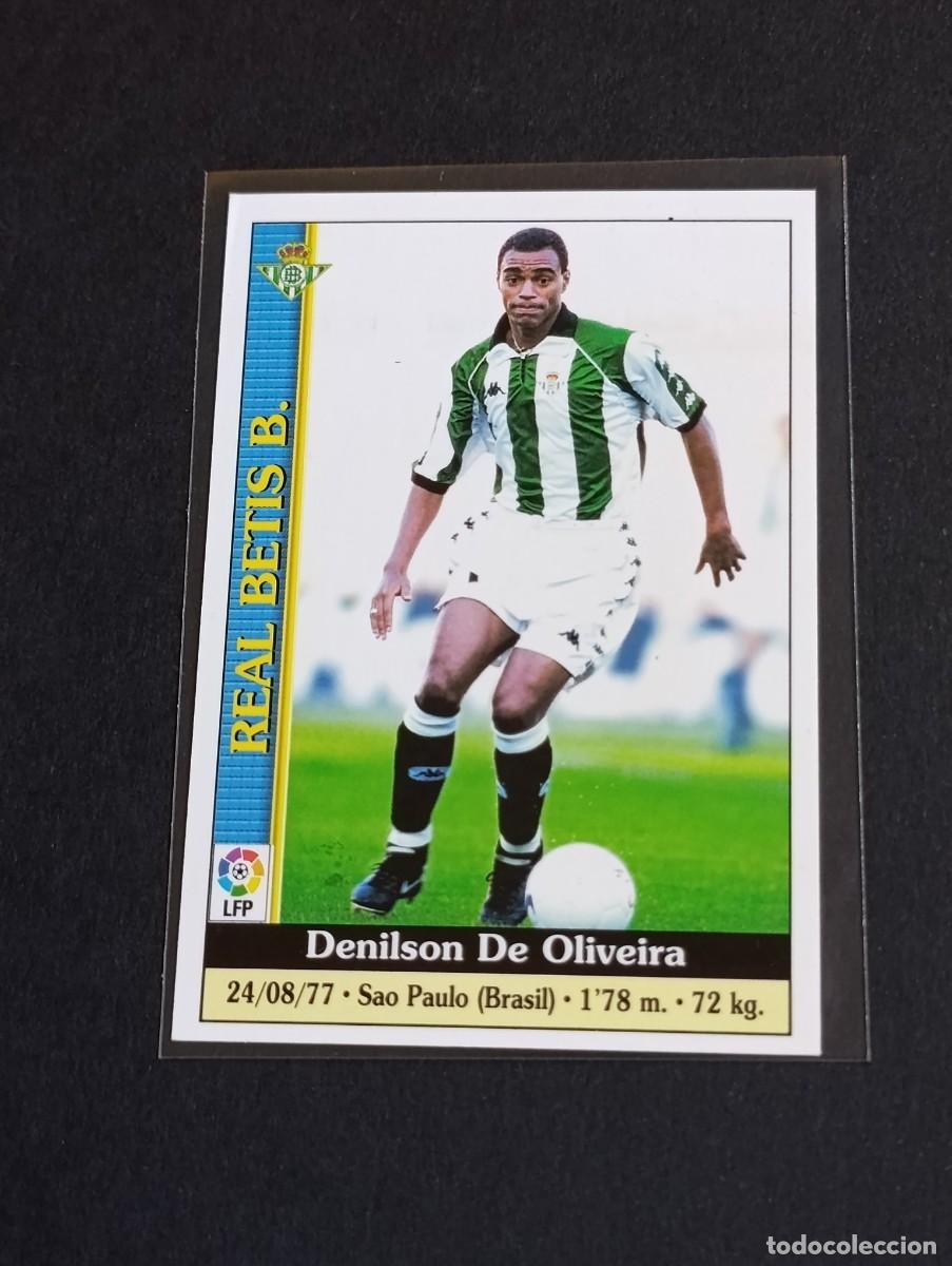 Cromos de f&uacute;tbol: DENILSON #195 REAL BETIS - MUNDICROMO LAS FICHAS DE LA LIGA 1999 2000 - MC 99 00 CROMO FUTBOL