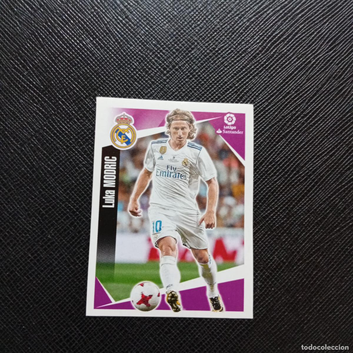 Cromos de f&uacute;tbol: 106 MODRIC REAL MADRID PANINI 2017 2018 CROMO FUTBOL 17 18 - SIN PEGAR - A75 PG138 B