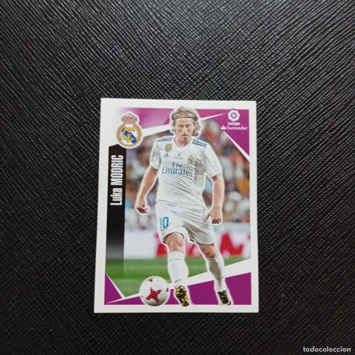 Cromos de f&uacute;tbol: 106 MODRIC REAL MADRID PANINI 2017 2018 CROMO FUTBOL 17 18 - SIN PEGAR - A75 PG147 B