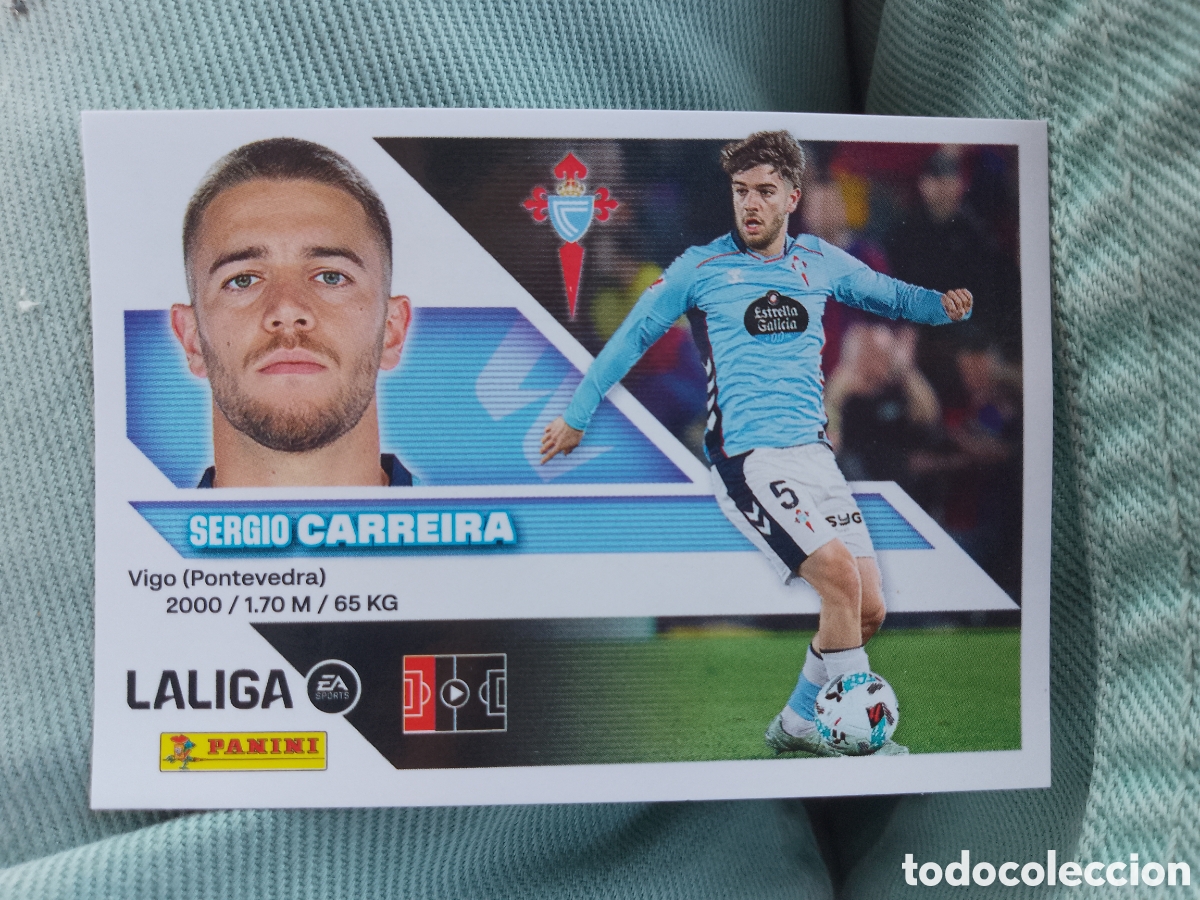 Cromos de f&uacute;tbol: SERGIO CARREIRA . Rc CELTA VIGO N 10 . LALIGA LA LIGA 26-27 2026-2027 PANINI ESTE