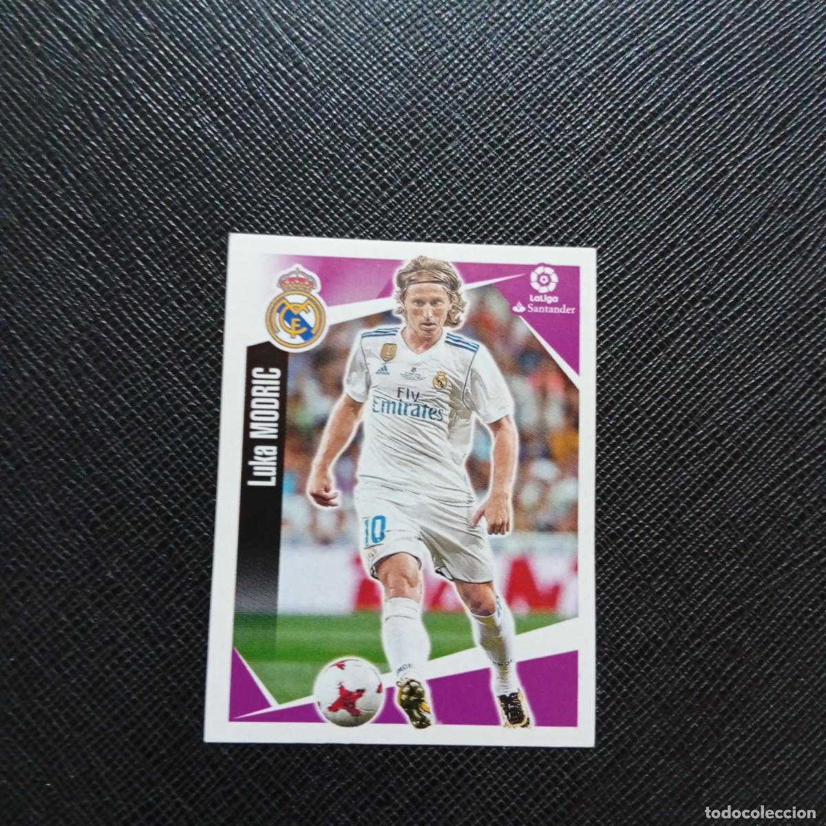 Cromos de f&uacute;tbol: 106 MODRIC REAL MADRID PANINI 2017 2018 CROMO FUTBOL 17 18 - SIN PEGAR - A75 PG156