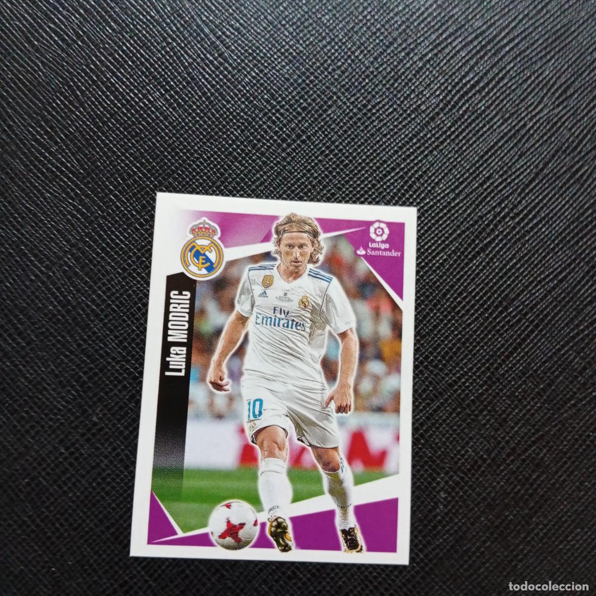 Cromos de f&uacute;tbol: 106 MODRIC REAL MADRID PANINI 2017 2018 CROMO FUTBOL 17 18 - SIN PEGAR - A75 PG156 B