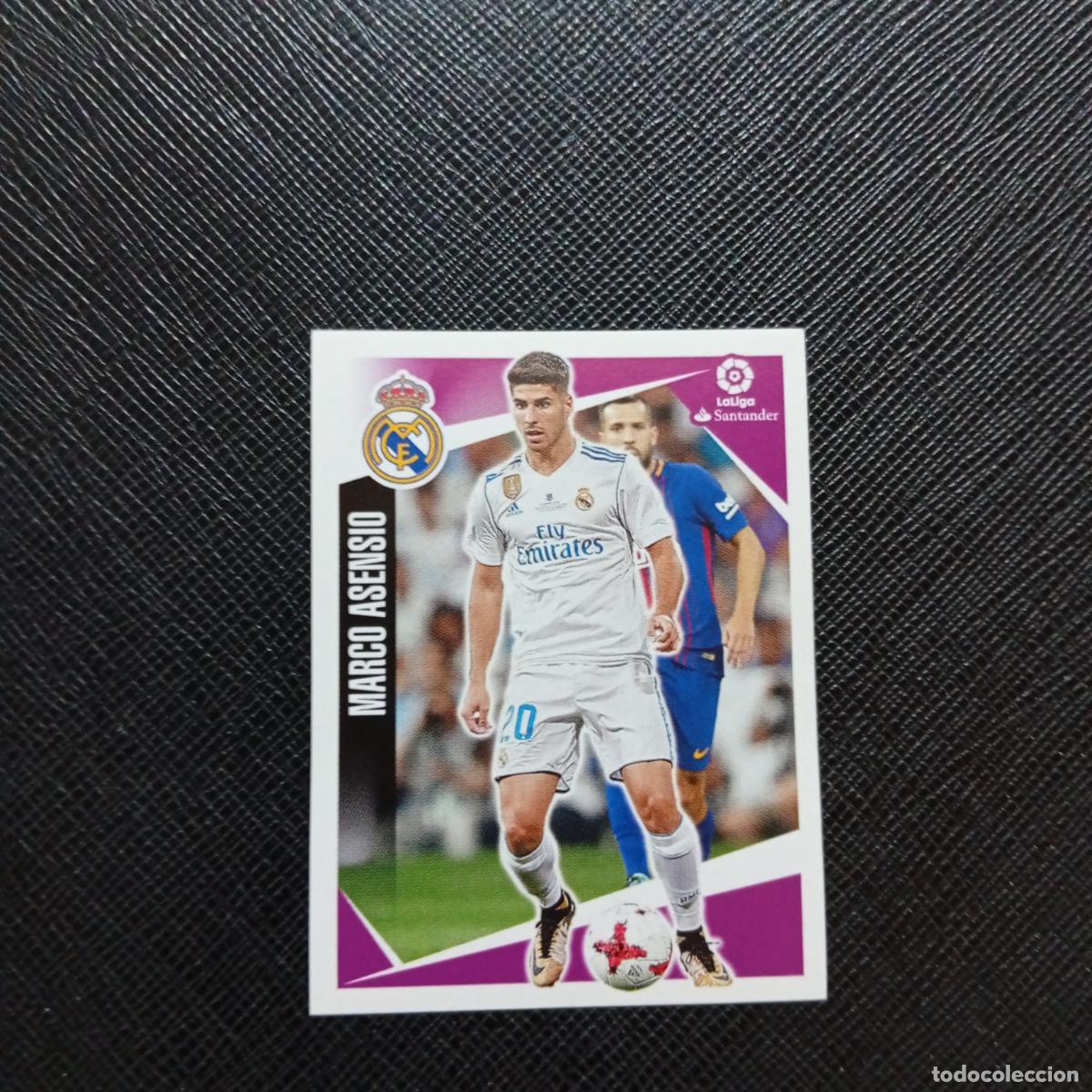 Fu&szlig;ball-Sticker: 108 MARCO ASENSIO REAL MADRID PANINI 2017 2018 CROMO FUTBOL 17 18 - SIN PEGAR - A75 PG156
