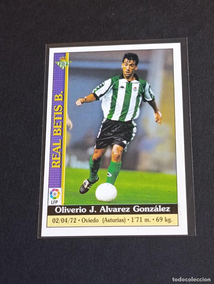 Fu&szlig;ball-Sticker: OLI ERROR CORREGIDO #197 REAL BETIS - MUNDICROMO LAS FICHAS DE LA LIGA 1999 2000 - MC 99 00 CROMO