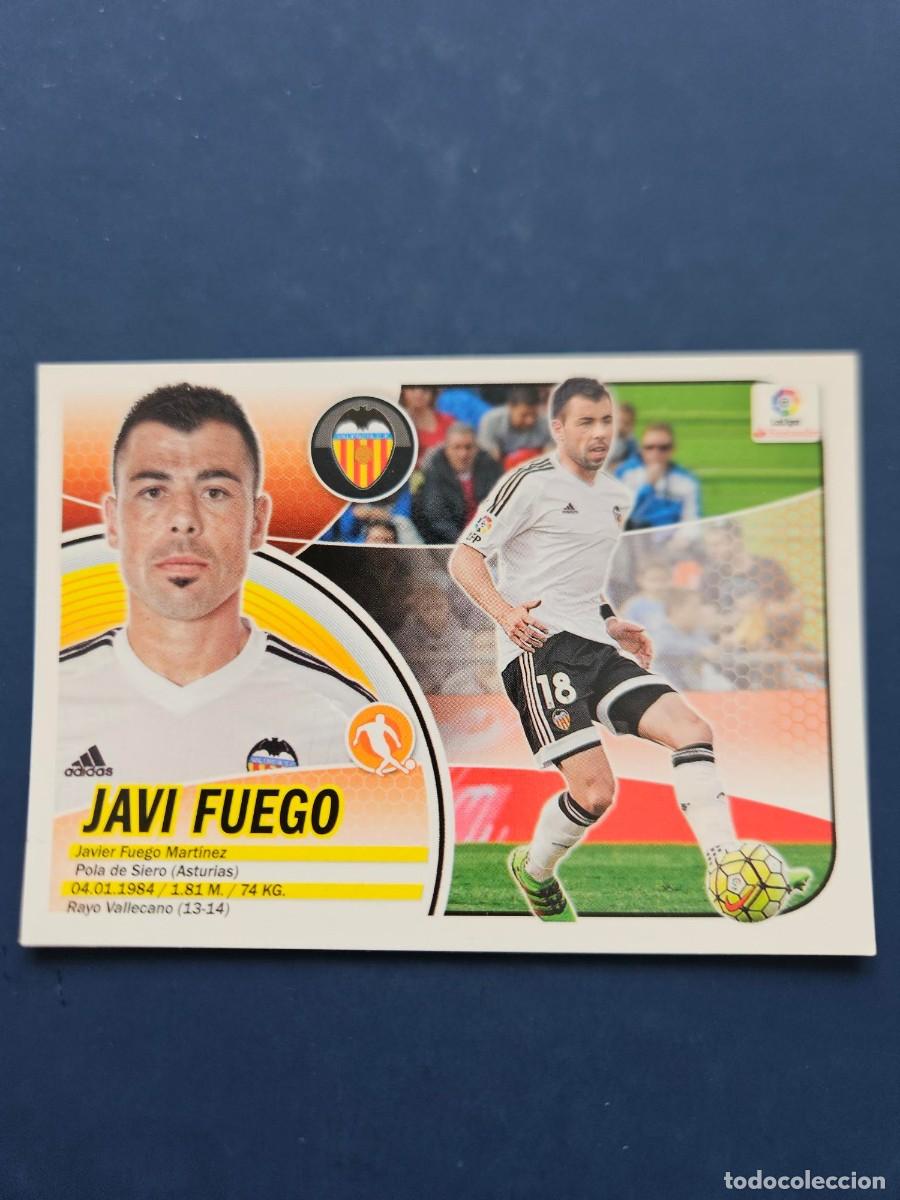 Cromos de f&uacute;tbol: N&ordm; 9B JAVI FUEGO VALENCIA LOGO NUEVO LIGA ESTE 16 17 2016 2017 SIN PEGAR NUNCA PEGADO