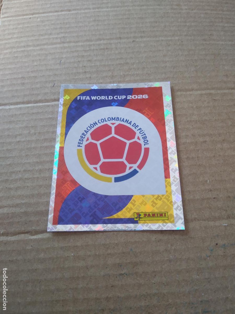 Cromos de f&uacute;tbol: COL 1 ESCUDO COLOMBIA CROMO FUTBOL PANINI MUNDIAL 2026 WORLD CUP COPA DEL MUNDO